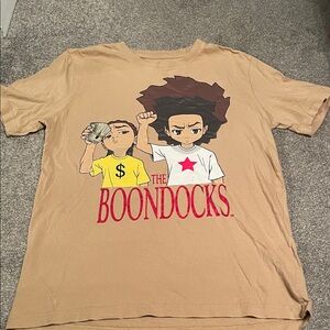 The Boondocks Tan Short Sleeve Kids Tee